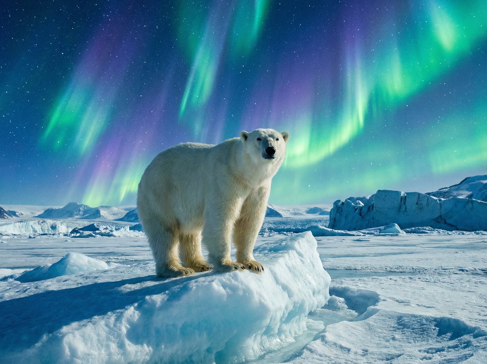 高清视频北极熊保护视频